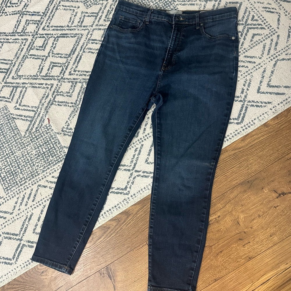 Dark Blue Women's Stretch Denim Jeans